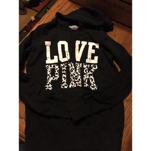 Black cheetah vs pink hoodie